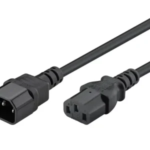 Echt 10m Kaltgeräte Verlängerung C14 auf C13 Kaltgerätekabel Stromverlängerung