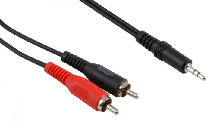 Knallerangebot 10m Klinkenkabel 3,5mm Klinke auf 2x Cinchstecker