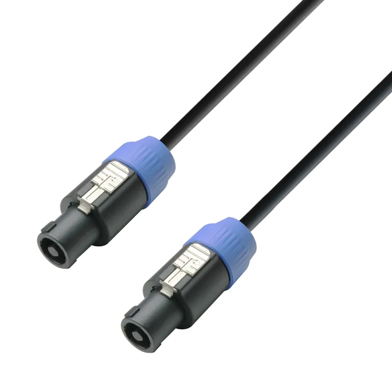 Direktkauf 10m Lautsprecherkabel 2x 1,5qmm mit PA-Stecker Schwarz