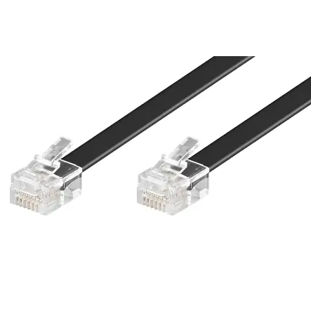 Top-Angebot 10m RJ12 Kabel Modularkabel 6/6pol RJ12 Stecker