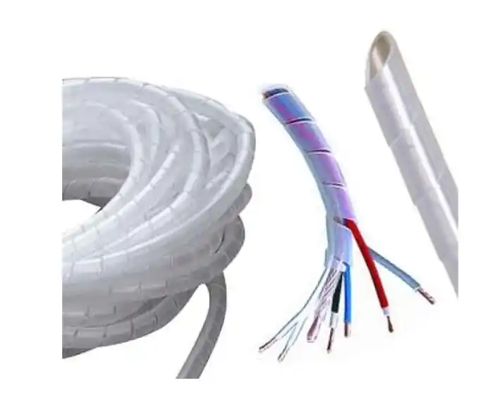 10m Spiralschlauch Transparent für 1,5-18mm Bündeldurchmesser Im Trend