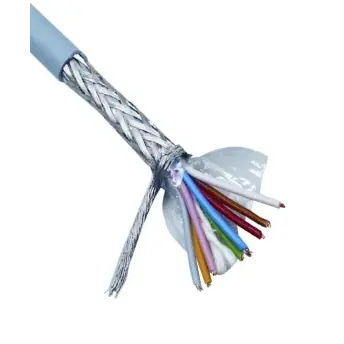 Versand Am Gleichen Tag 10pol Kabel Steuerleitung LIYCY 10x0,14 geschirmt -- 100m Bund --