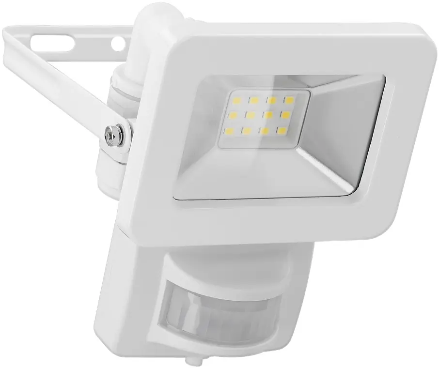 Jetzt Zugreifen 10W LED Scheinwerfer mit Bewegungsmelder 4000K 850lm IP44 Fluter Strahler