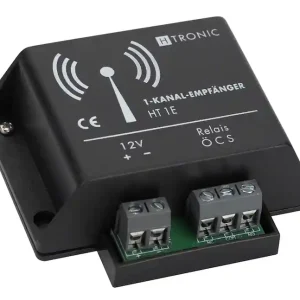 Ausverkauf 12V Funksteuerung 1Kanal HT1E mit 5A Relais Funkrelais Funkschalter