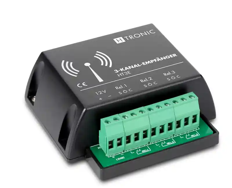 Angebot 12V Funksteuerung 3Kanal HT3E mit 5A Relais Funkrelais Funkschalter