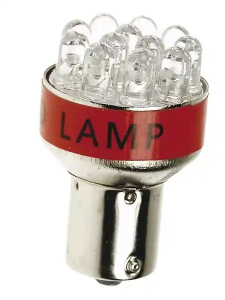 12V LED Birne Bajonett BA15s 12V Weiss 56000mcd Kostenloser Rückversand
