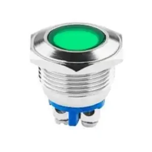 12V LED Signallampe in Grün 18mm Signalleuchte Kontrollbirne Super-Preis