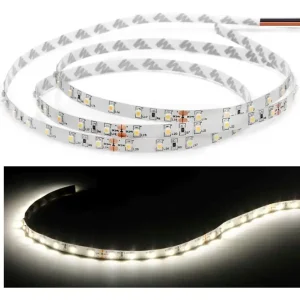 1m LED Stripe flexibel IP20 Warmweiss 24V Stripe 5W mit 60LEDs und 1m Litze Sonderaktion