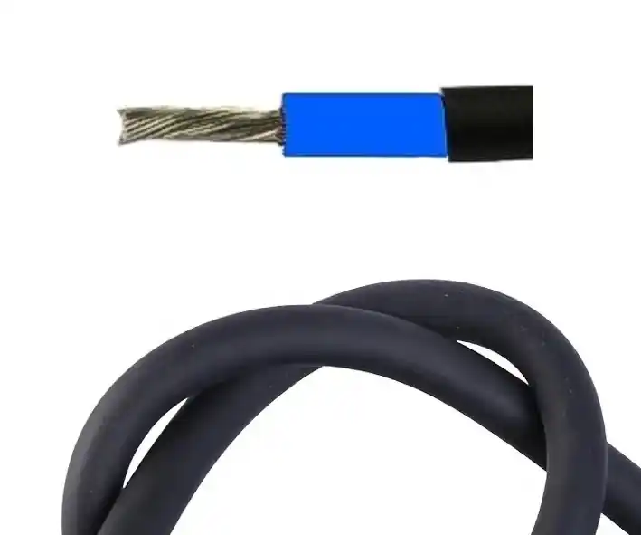 1m Solarkabel Photovoltaik Rohkabel 6qmm Schwarz-Blau Meterware Letzte Chance