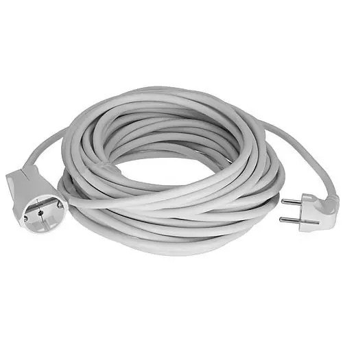 Top-Seller 15m Stromverlängerung 3x1,5qmm Weiss