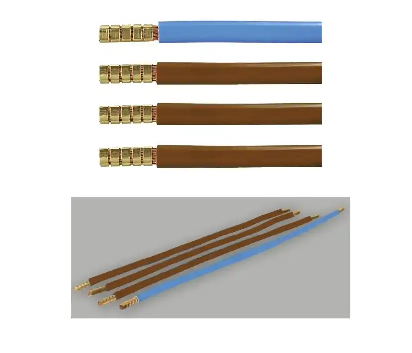 16qmm Kabel Verdrahtung 3xBraun 1xBlau 670-1060mm Meistverkauft
