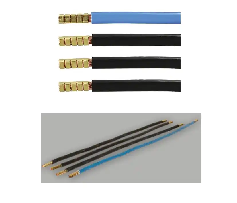 Top-Angebot 16qmm Kabel Verdrahtung 3xSchwarz 1xBlau 4x360mm