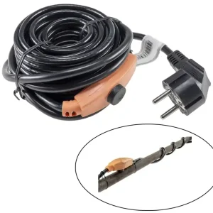230V Heizkabel 4m Leistung 64W Heizleitung mit Temperaturfühler und Schaltautomatik Zertifiziert