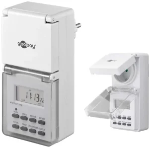 Jetzt Kaufen 230V Zeitschaltuhr IP44 Uhr bis 3600Watt belastbar