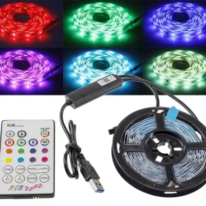 Mengenrabatt 3,5m LED Stripe RGB mit USB Kontroller und Fernbedienung