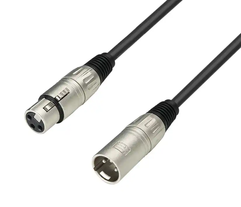 Mengenrabatt 30m XLR Kabel Schwarz 3pol XLR-Buchse auf XLR-Stecker