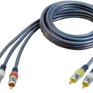 3m Cinchkabel hochwertig 3-adrig HighEnd Qualität mit Metallstecker Gleich Bestellen