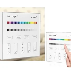 Must-Have 4-Zonen Touch-Kontroller 4KC-B3 Funk zur MiBoxer Mi-Light Serie AP Batteriebetrieben