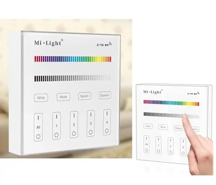 Must-Have 4-Zonen Touch-Kontroller 4KC-B3 Funk zur MiBoxer Mi-Light Serie AP Batteriebetrieben