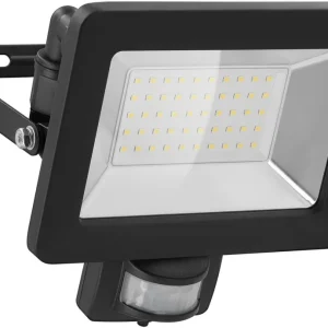 Top-Qualität 50W LED Scheinwerfer mit Bewegungsmelder 4000K 4260lm IP44 Fluter Strahler