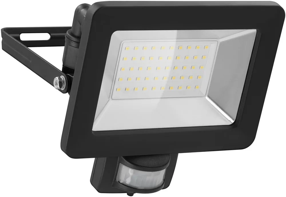 Top-Qualität 50W LED Scheinwerfer mit Bewegungsmelder 4000K 4260lm IP44 Fluter Strahler