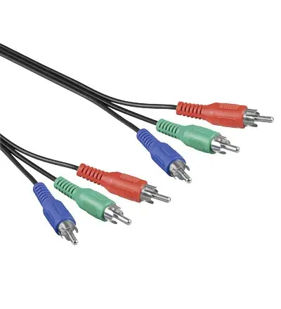 5m Cinchkabel 3-adrig Audio-Video-Kabel RGB YUV Angebot