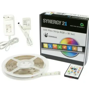 5m LED Stripe RGB-W IP65 mit Kontroller Fernbedienung und 220V-Netzteil Meistverkauft