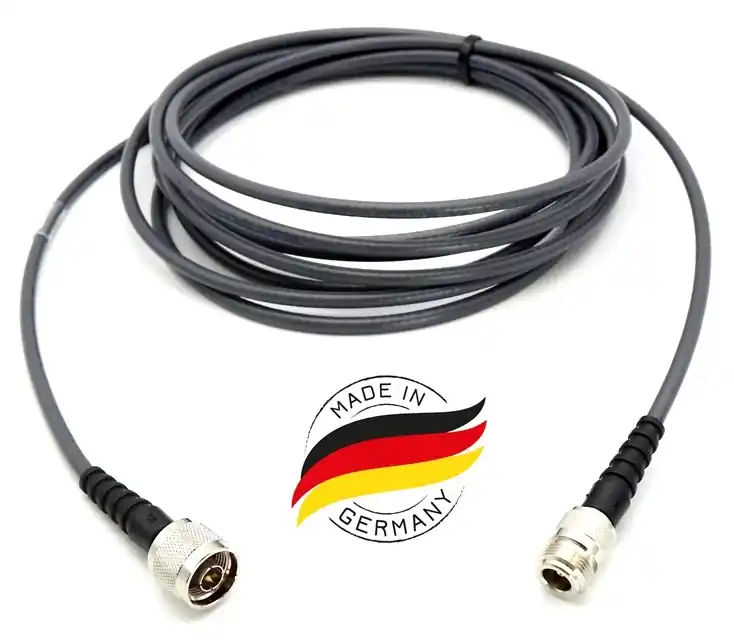 5m N-Kabel N-Verlängerung N-Stecker auf N-Kupplung RG58 Grau N-Type Garantierte Lieferung
