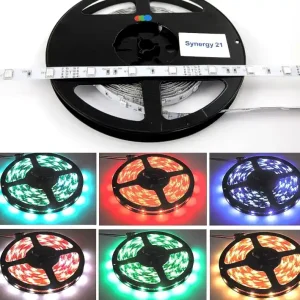 Nur Heute 5m RGB LED Stripe flexibel IP20 12V 36W mit 150LEDs