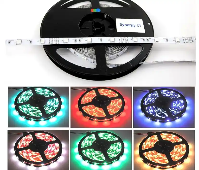 Nur Heute 5m RGB LED Stripe flexibel IP20 12V 36W mit 150LEDs