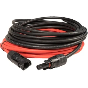 5m Solarkabel Modul-Anschlußset Rot und Schwarz mit Stecker Mengenrabatt