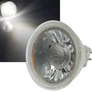 5W LED Birne 50mm MR16 460lm 12V Spot 36° COB Neutralweiss Daylight dimmbar Neu