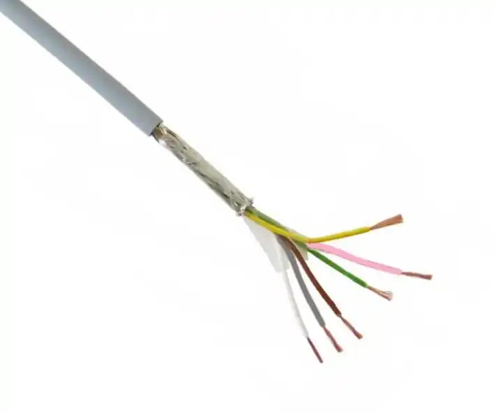 Geld-Zurück-Garantie 6pol Kabel Steuerleitung LiYCY 6x0,14 geschirmt Meterware