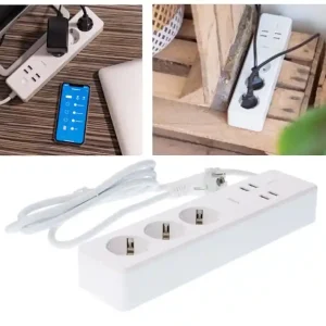 Kracherpreis APP Steckdose 3-fach Steckdosenleiste mit 4x USB Ladegerät