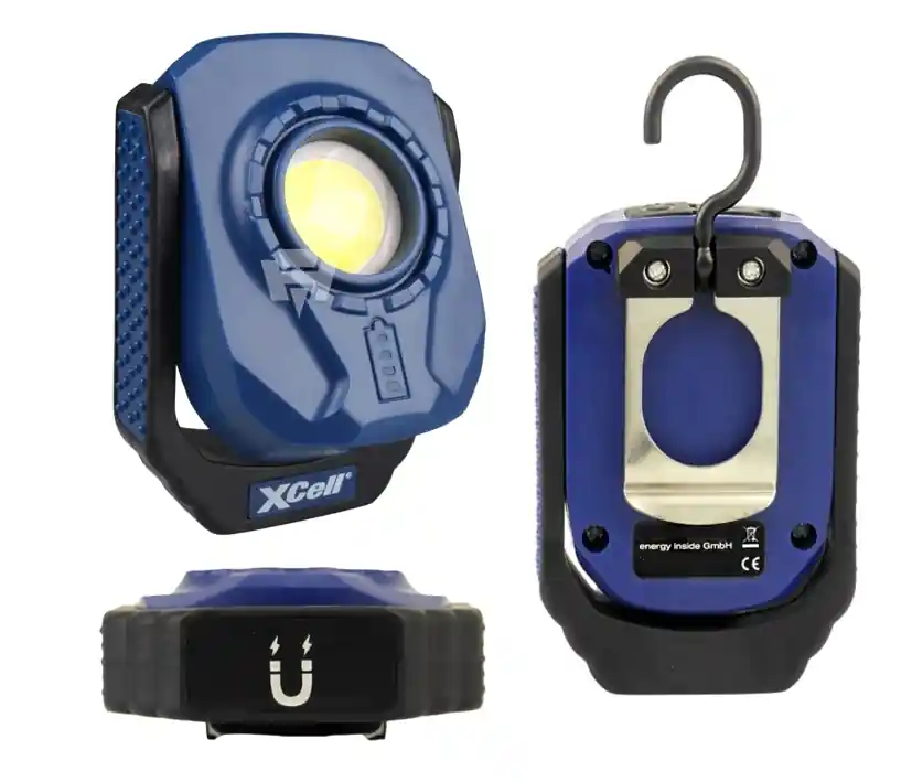 Abverkauf Arbeitsleuchte Akkustrahler 6W IP66 IK6 Lithium-Akku mit USB Ladekabel