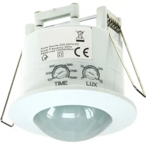Sonderangebot Bewegungsmelder Einbau Decke 230V 360° 3Draht bis 1000W