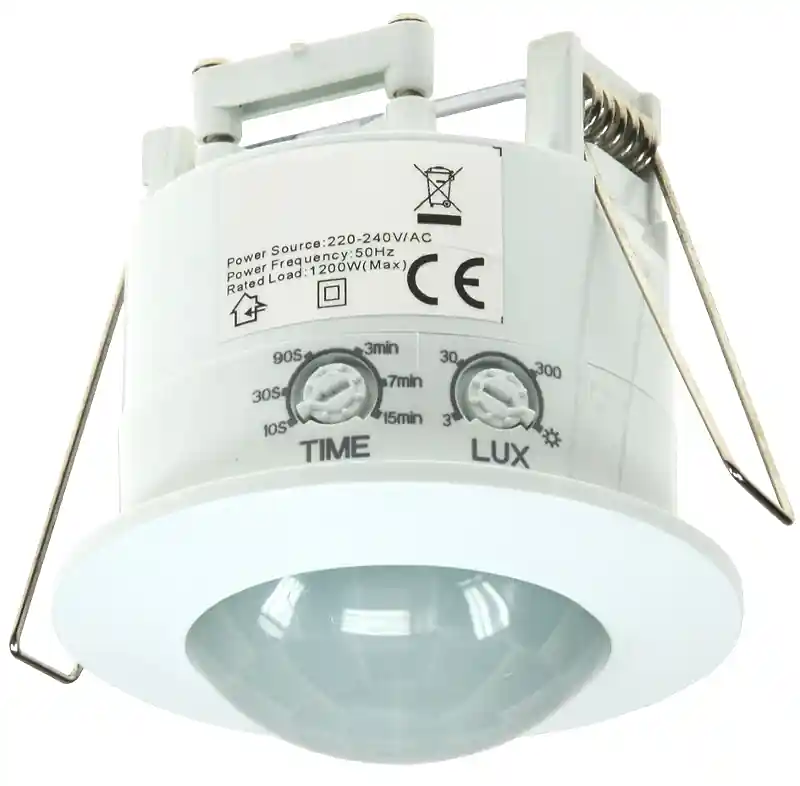 Sonderangebot Bewegungsmelder Einbau Decke 230V 360° 3Draht bis 1000W