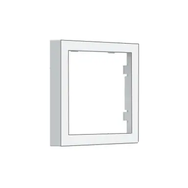 Blende Zwischenrahmen 45x45mm auf 55x55mm Reinweiss Glanz Standard-55 Nur Heute