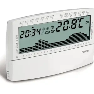 Digitaler Thermostat Uhrenthermostat Wandmontage Reinweiss Mega-Angebot