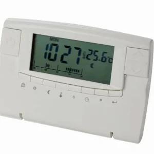 Top-Seller Digitaler Thermostat Uhrenthermostat Wandmontage Reinweiss P406