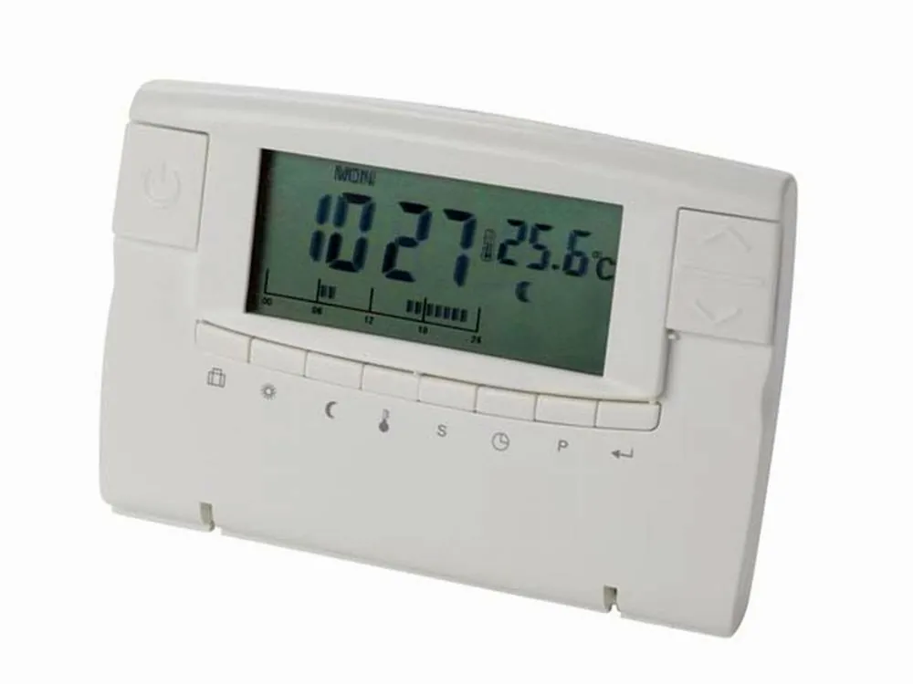Top-Seller Digitaler Thermostat Uhrenthermostat Wandmontage Reinweiss P406