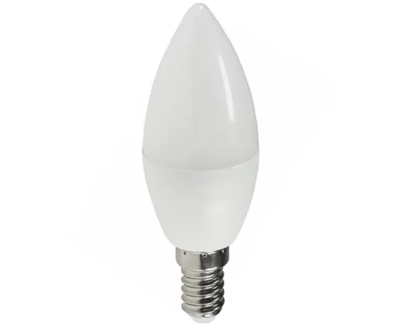 Geld-Zurück-Garantie E14 LED Glühlampe 230V E14 Kerze 6W Warmweiss 450lm