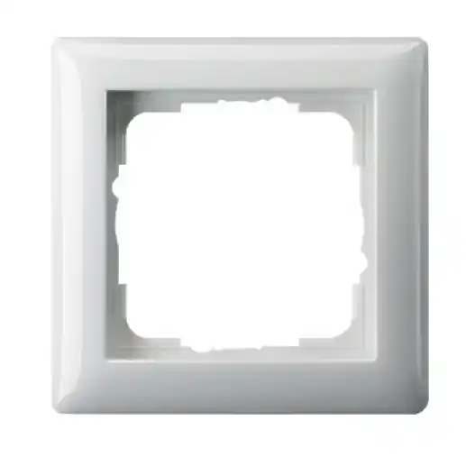 GIRA Blende 1-fach Aussenrahmen Reinweiss Glanz Standard-55 Neue Ware