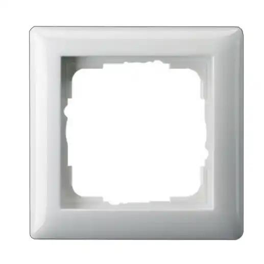 Rabatt GIRA Blende 1-fach Aussenrahmen Reinweiss Matt Standard-55