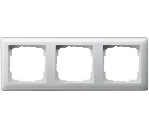 GIRA Blende 3-fach Aussenrahmen Reinweiss Glanz Standard-55 Wochenendangebot