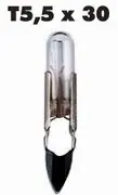 Schnäppchen Glühlampe Telefon-Stecklampe T5,5x30 mit 12V 20mA