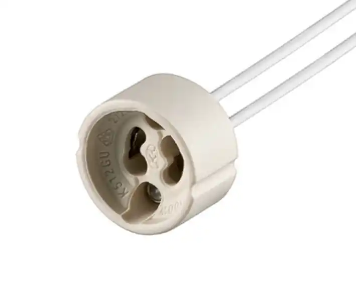 Top-Angebot GU10 Fassung für LED Leuchtmittel oder Halogen GU10 Keramik rund