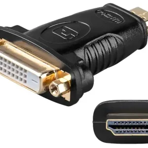 Zertifiziert HDMI DVI Adapter HDMI Stecker auf DVI-D 24+1pol