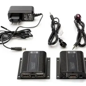 Ausverkauf HDMI Umsetzer HDMI über LAN Netzwerkkabel 1x CAT5 CAT6 CAT7 bis zu 50m HDMI Extender mit IR