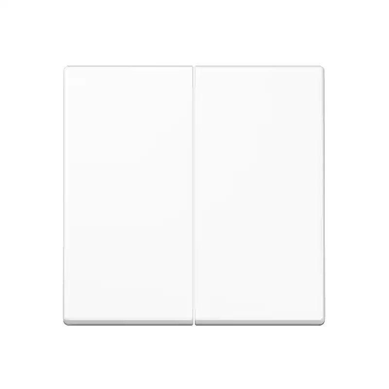 Jung 2-fach Wippe Blende Schalterabdeckung 55x55mm Alpinweiss Ab Werk